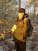 Reino Haimilahti lyssnar till drev